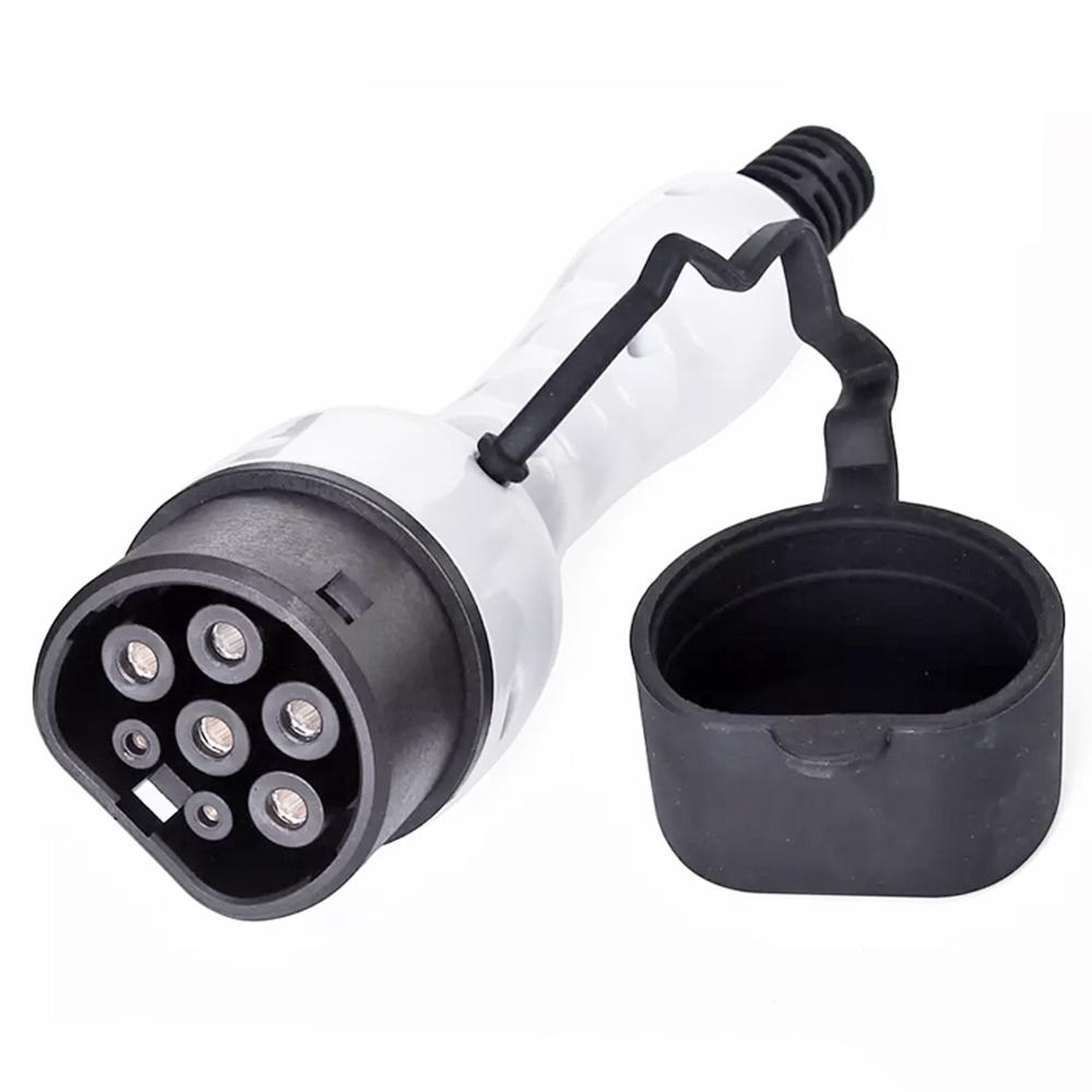 Зарядное устройство ANDAIIC EV, портативное зарядное устройство для электромобиля, тип 2, J1772, режим 2, 8A/10A/13A/16A, кабель длиной 5 м с регулируемым током - ЕС