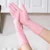 30Pcs Food Grade Nitrile Gloves Waterproof Dishwashing Gloves  Food Handling