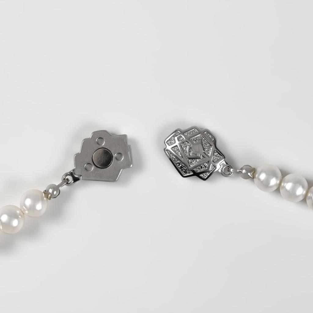 От Юми Жемчужное Ожерелье 7 мм RoseYumiRose Популярные Церемонии Простые Стильные Сделано в Японии [Производство Katsura] Женские (45см)