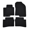 Tapis De Sol - Hyundai - Bayon - Velours Noir - 4 Pièces - Ajustement Précis
