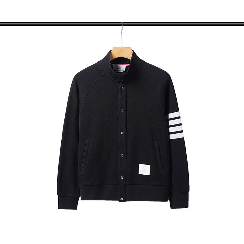 TB BROWIN2025 Осень/Зима Корейская Повседневная Куртка с Рукавами Реглан и Четырьмя Полосками