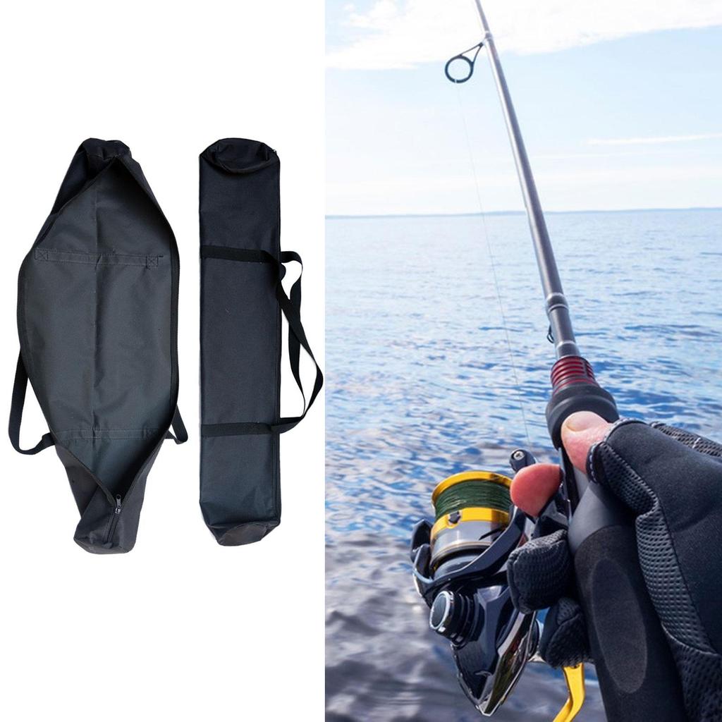 Fishing Rod Storage Bag Durable Carrier Foldable Handbag Large Capacity Lightweight
