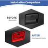 RT-TCZ For Jeep JL Glove Box Compartment Latch Handle Trim Cover For Jeep Wrangler JL JLU 2018-Present For Gladiator JT -Present Red Interior