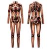 Новый 3D костюм для вечеринки на Хэллоуин Laser Bone Line, костюм для косплея, комбинезоны, сексуальные костюмы на Хэллоуин для женщин/мужчин, страшные