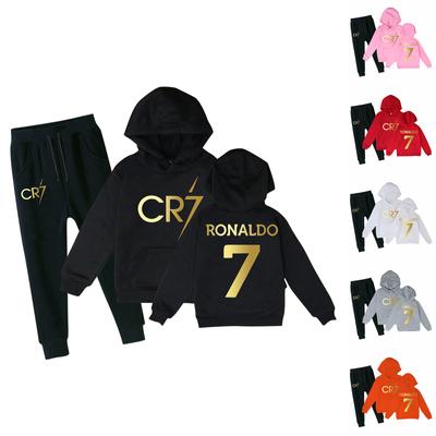 Толстовки с длинными рукавами и штаны с принтом для мальчиков и девочек, комплект из 2 предметов, милый свитшот, топы с аниме для девочек-подростков, комплект детских толстовок с капюшоном для детей от 3 до 14 лет