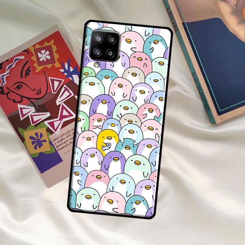 Милый Мультяшный Пингвин Чехол Для Samsung Galaxy A14 A34 A54 A12 A22 A32 A52 A72 A13 A23 A33 A53 A52S A71 A51 Чехол
