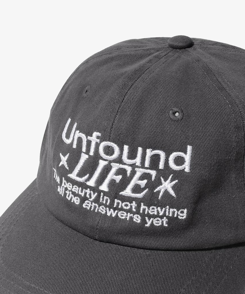 Кепка-бейсболка Beollunpeulenjeu Unfound Life, стираная, серого цвета камня