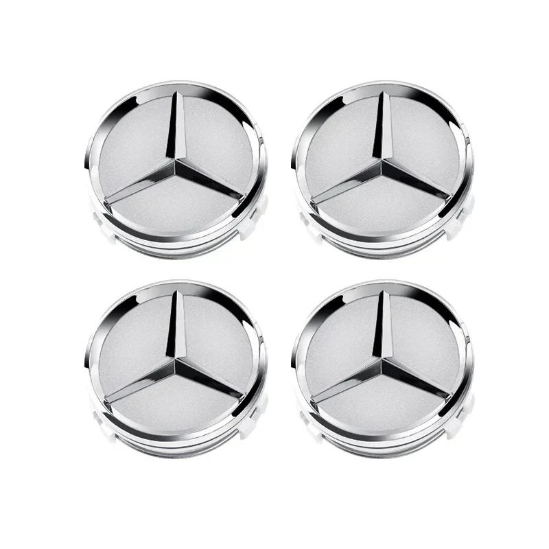 4pcs 60mm Car wheel Hub Cap Emblem badge for Mercedes Benz C180 E300 GLC W163 W166 W167 W204 W205 W212 W213 X253 W117 W176 W164 bl1