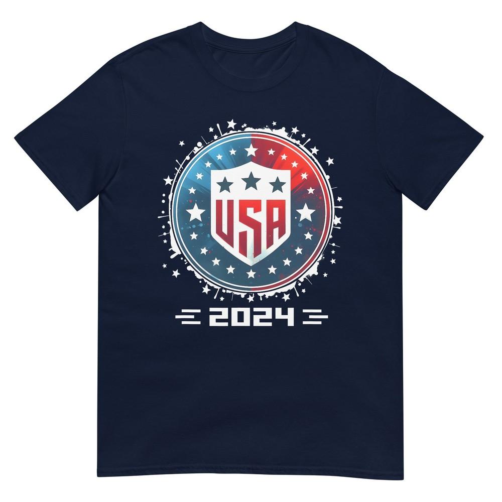США 2024 Go United States Спорт Команда США 2024 Футболка США
