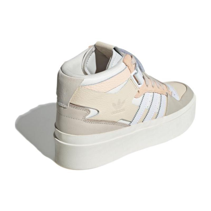 adidas Forum Bonega Женские кроссовки Mid Ecru Tint Cloud White Bliss Orange GW7061