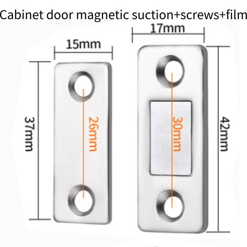 Ультратонкий магнитный защелка для шкафа Без сверления Современный и простой стиль
