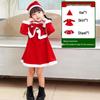 Детский костюм Санта-Клауса на Рождество - Наряд для переодевания для мальчиков и девочек