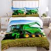 3Pcs Modern Agricultural Machinery Bedding Sets For All Sizes New 3D Printed Bed Cover Comforter Duvet Cover Pillowcase Bedroom Decoration