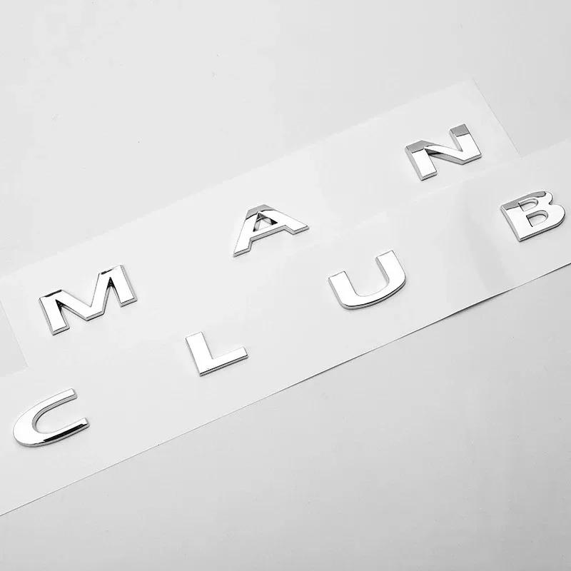 3D ABS Черный Логотип Clubman Эмблема Countryman Буквы Наклейка Значок на Багажник Автомобиля
