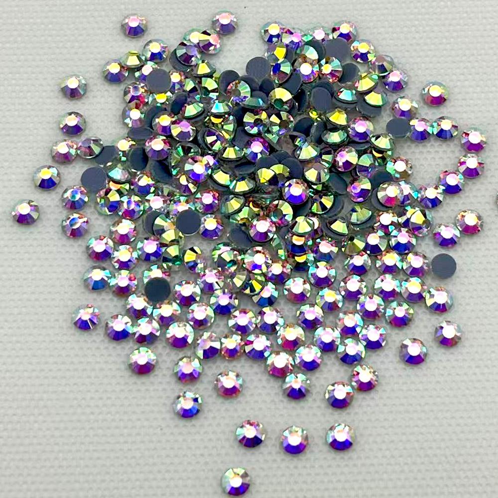 German Glue Crystal 500 Gross Bulk Packing SS10 Hot Fix Rhinestone Sticky Flock Rhinestone Template Flock Rolls