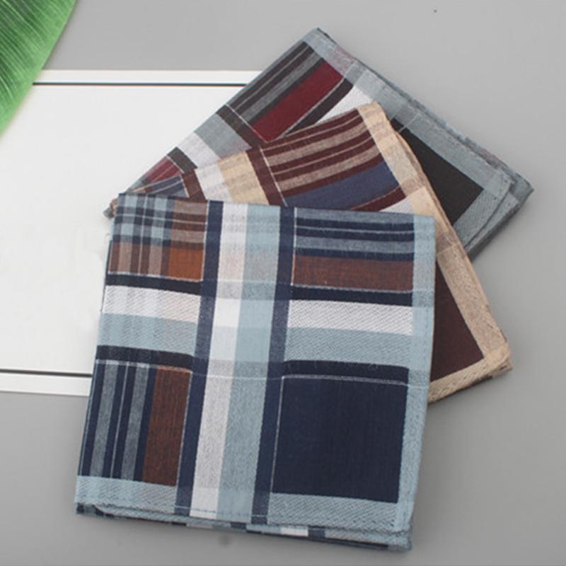 3 шт. квадратных полотенец мужские носовые платки практичные хлопковые тонкие ткани удобные