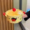 Милая кошка в горошек Миска для лапши быстрого приготовления Миска для фруктового салата и десерта Студенческое общежитие Миска для лапши быстрого приготовления Подарок на день рождения девушки