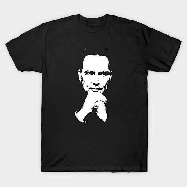 Asian Size Men Black Print T-shirt Norm Macdonald No-Cut Heat Transfer Print Cotton Tshirt