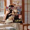 H-Hana Kpop Style Maple Design Cushion Cover Happy Autumn Harvest Decor Holiday Decorati Pillow Cover