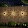 Flower Design Solar Wall Light Iron Light Outdoor Garden Light Solar Wall Lamp  Villa Gate