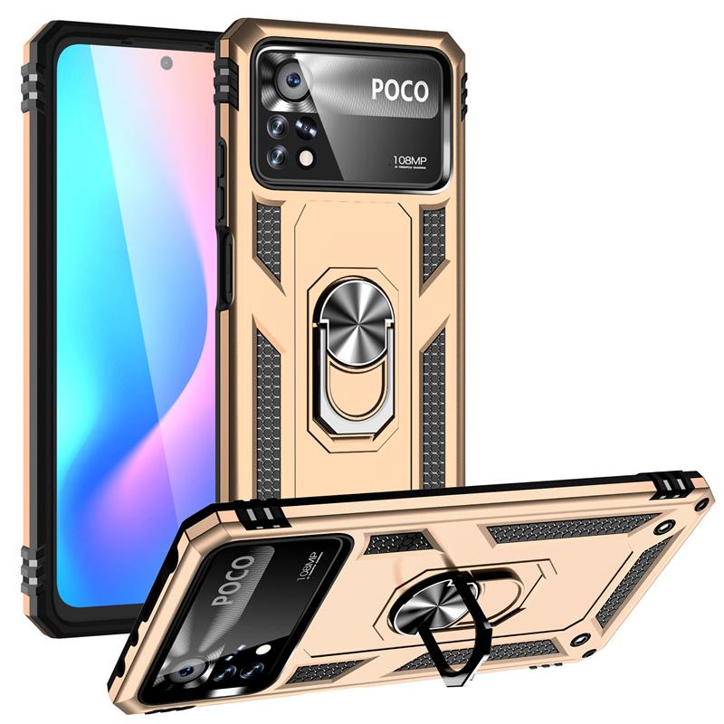 Для Xiaomi Poco X4 Pro чехол с магнитом и металлическим кольцом, Броня, противоударный чехол для Poko Poxo Little X4 Pro X4Pro Pocox4pro, чехол-бампер 5G