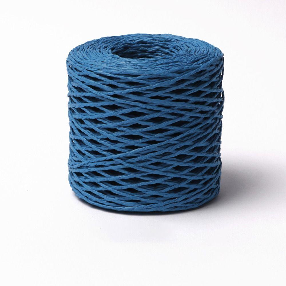 Ribbon Yarn Rafia Straw Paper Yarn 150m Raffia Ribbon New Natural Raffia Straw Yarn Beach Bag