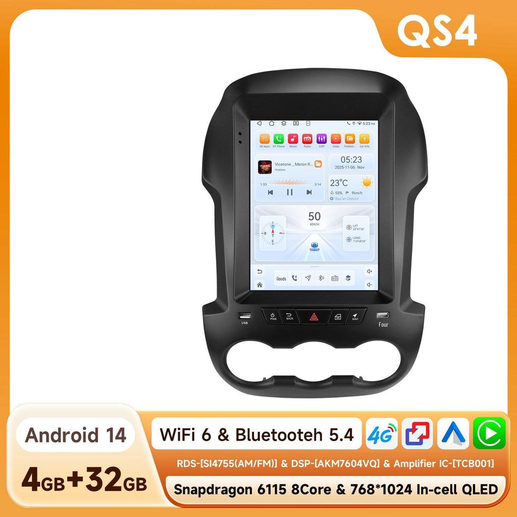 9.7" Android GPS Navigation System for 12-15 Ford Ranger F250