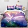 Комплект постельного белья Fantasy Unicorn Single Twin Full Queen King Size One-horned Horse Bed Set Aldult Kid Bedroom Duvetcover Set 3D Print