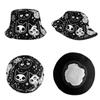 Trendy Magic Cat Witchcraft Bucket Hat Unisex UV Protection Outdoor Sport Fisherman Cap Spring Picnic Headwear
