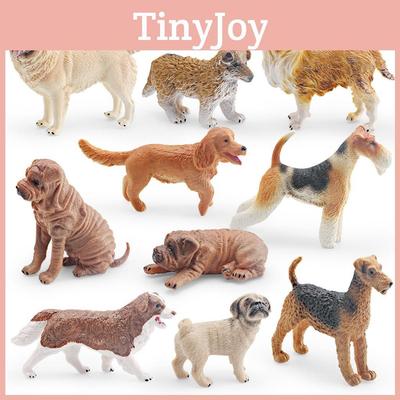 ПВХ Модель Животного Пастух и Гончая Фигурки для Детских Обучающих Игрушек