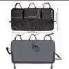 Rear Trunk Hanging Organizer SUV Car Backseat Storage Net Pouch Large Capacity Oxford Fabric Waterproof With Handle