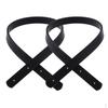 2 Pieces Womens Black Shoulder Bag Purse Handbag Strap Belt Replacement DIY Accs