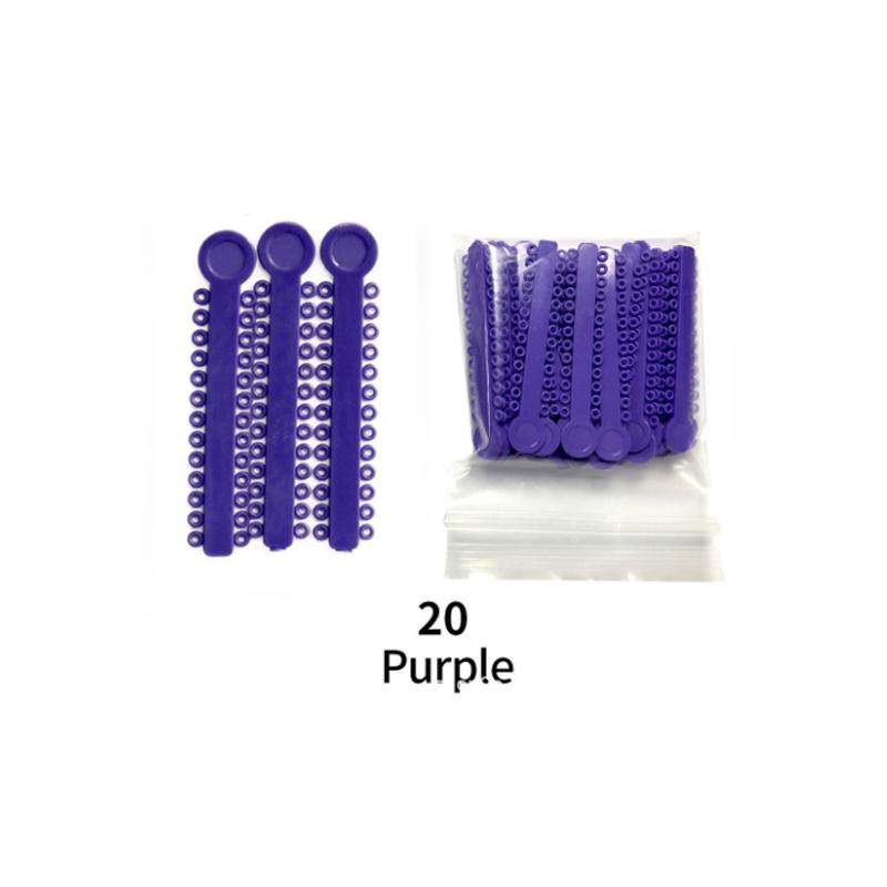 1040 Шт./40 Эластичных Лигатурных Дуг для Ортодонтии Стоматологических Цветные Резинки Латексные Эластичные Кольца для Брекетов Инструмен