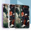 Samsung Galaxy A14 A24 A23 A13 A53 A54 A34 S23 FE для iPhone 11 12 13 14 15 Pro Max Мягкий чехол для телефона с прямым краем и ремешком A33 Дизайн дракона