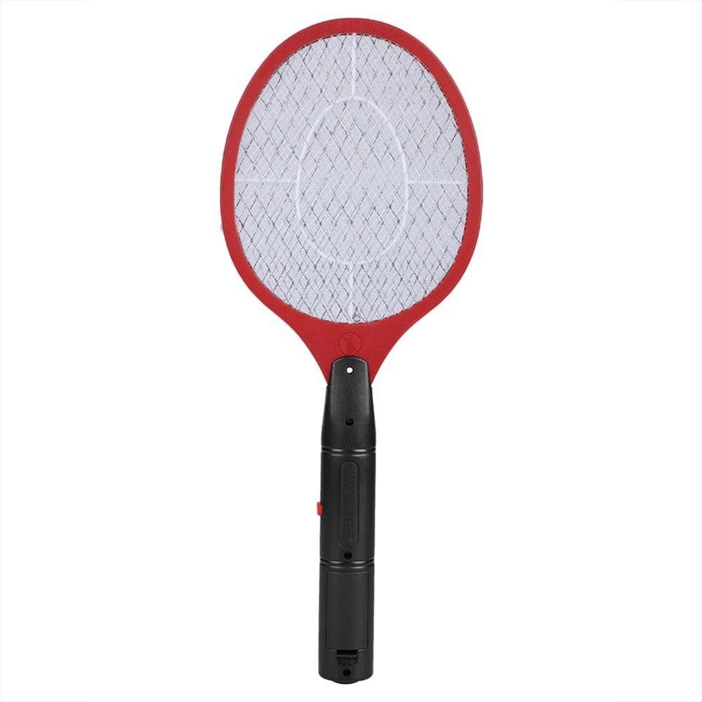 Handheld Electric Mosquito Swatter Battery Powered Insect Bug Zapper Portable Fly Swatter  Night