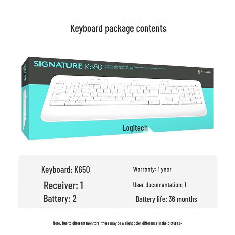 Logitech Беспроводная Bluetooth-клавиатура для офиса K650