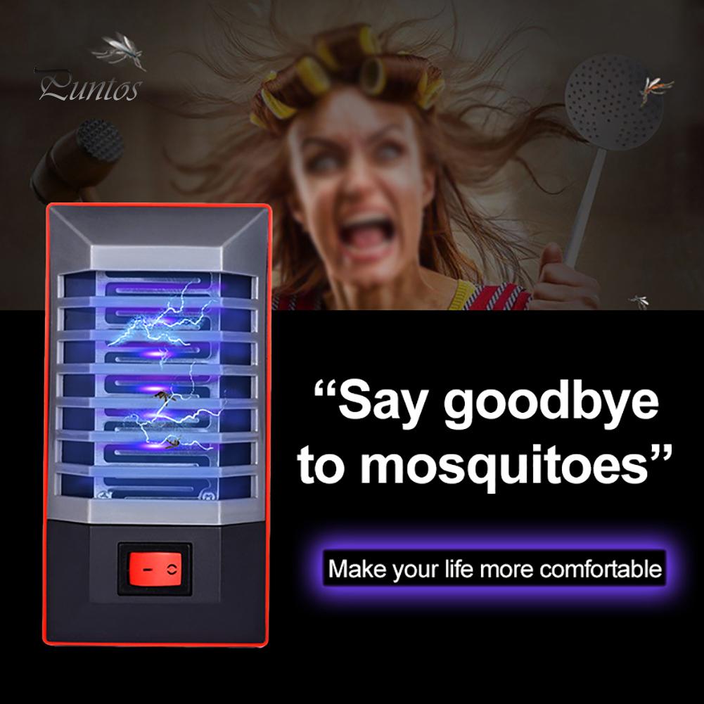 Electric LED UV Light Anti-Mosquito Lamp Fly Bug Insect Zapper Trap Repellent