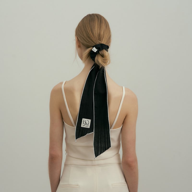 BB’DE SOLI’DE ленточный хлопковый платок для волос (2 цвета)