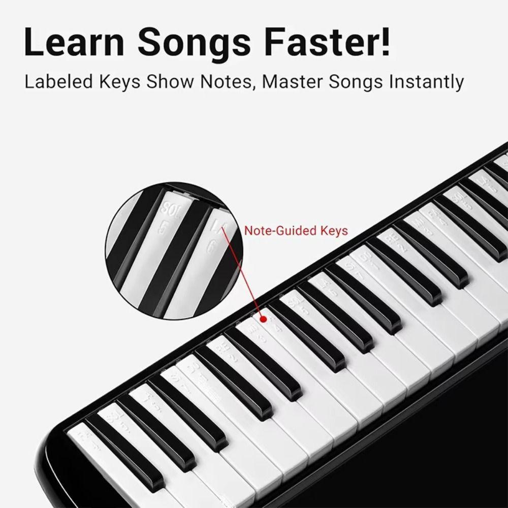 32 Keys Harmonica Mouthpiece Mouth Organ Student Pianica Music Lovers