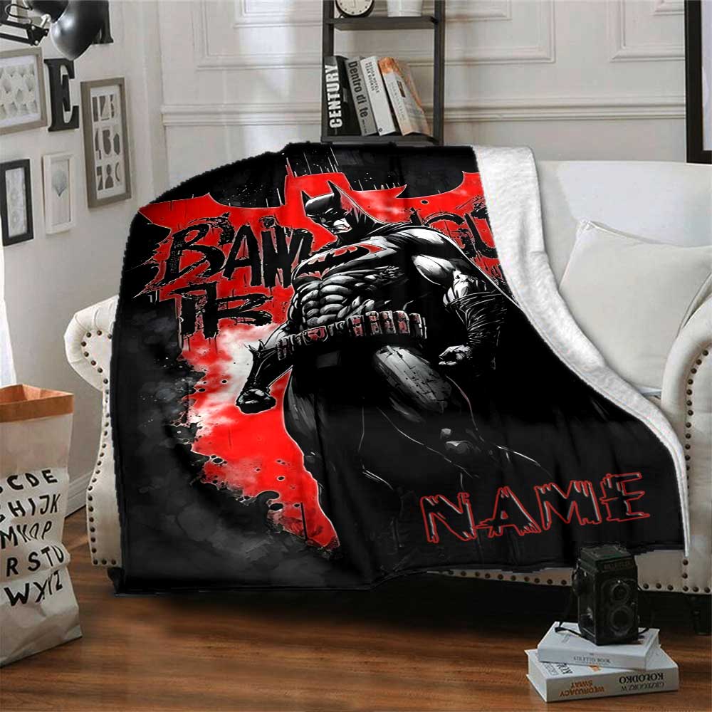Warner Bros. Films (22) Personalized Text Blanket Cozy Personalized Blanket Comfortable Versatile for Couch Office Chair Seaside Nap for All Occasions