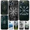 Чехол Forest Nordic Runes для iPhone 15 16 14 13 12 11 Pro Max Plus X XR XS Max 12 13 Mini мягкий бампер