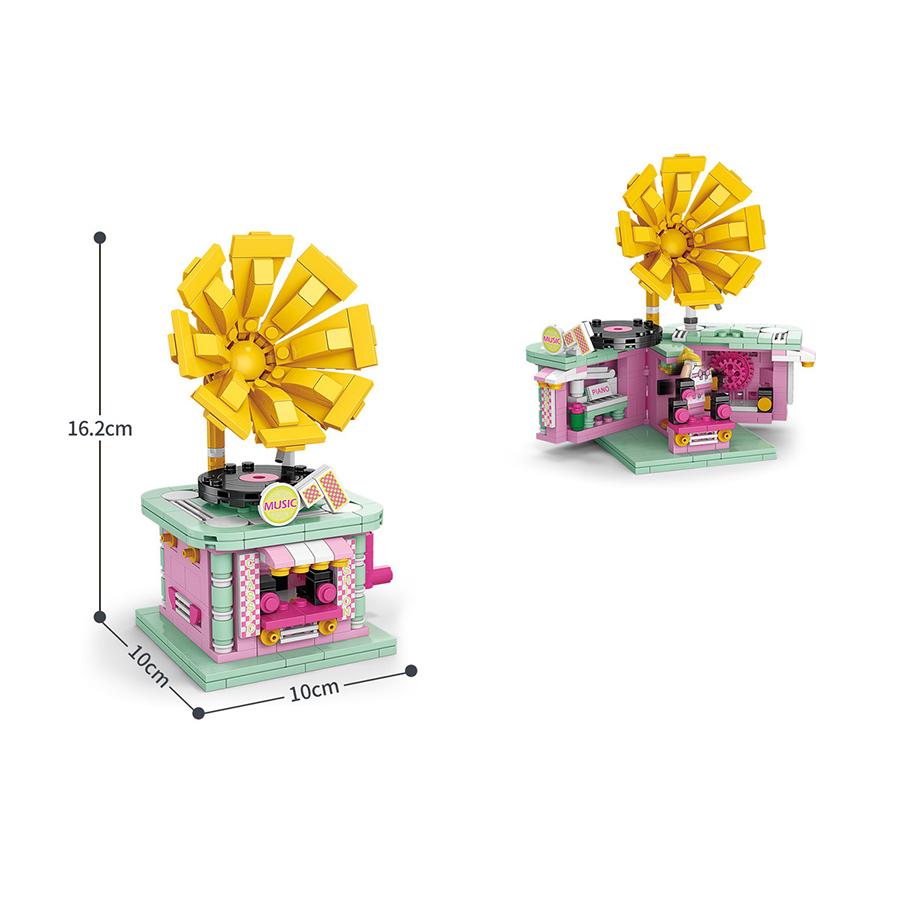 8 Стилей Мини Уличный Вид Городская Архитектура Строительные Блоки Магазин Закусок Магазин Дом Модель Кирпичики Пазл Замок Игрушки для Детей