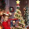 Рождественская Звезда-Верхушка для Елки Xmas с Вращающимся Декором, Переключаемая Музыка, 2 метра, Рождественские Украшения