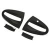 4pcs Carbon Fiber Style Car Exterior Door Handle Bowl Cover Trim Replacement for Smart Fortwo W451