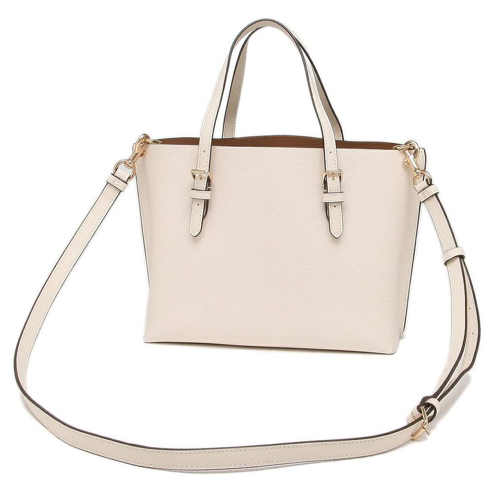 Сумка FC4084 C4084 Chalk x Light Saddle Cross Grain Leather Molly Tote 25 Ladies [Coach] (Сумка) [Товар аутлета] [Бренд] [Товар]