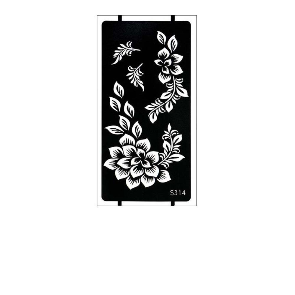 Lace Fake Tattoo Temporary Tattoo Template Legs Arm Henna Tattoo Decals Women/Lady