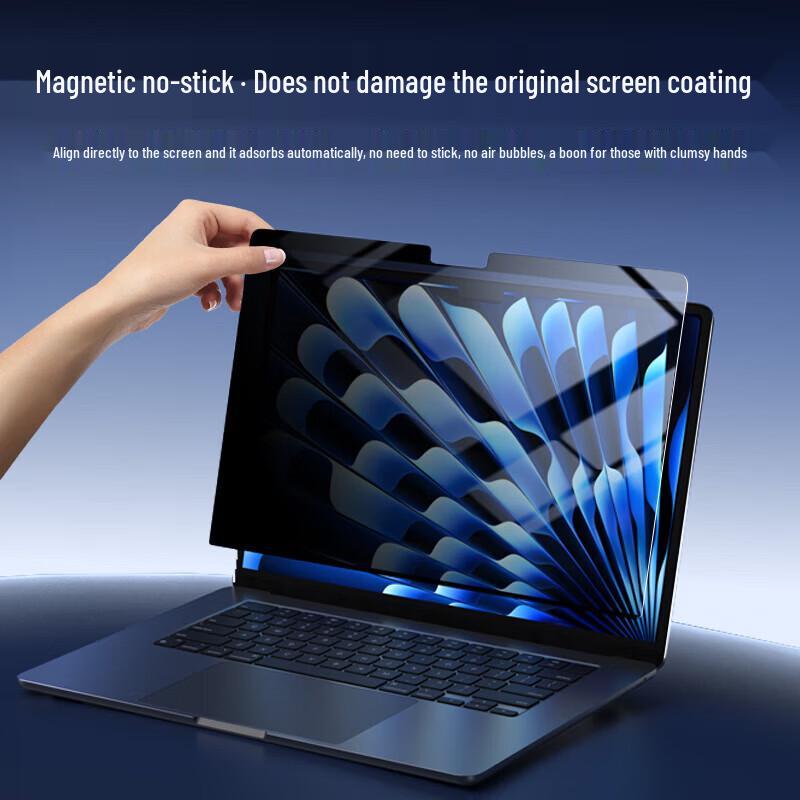 llano Magnetic Privacy Screen Protector for MacBook Air 13.6-inch (M3/M4)