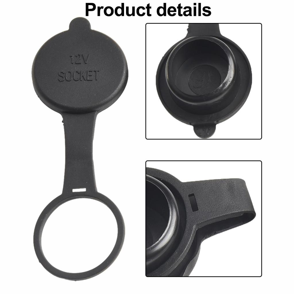 12 В 5 шт. Черный пыле- и маслостойкий пластик