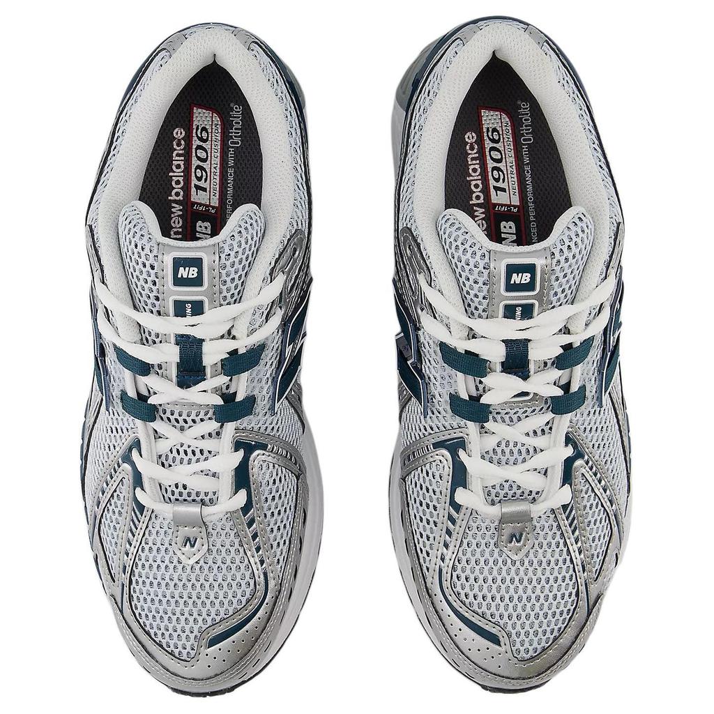 New Balance 1906R Серебристые Металлические Кроссовки Унисекс Deep Ocean Белые U1906RCE