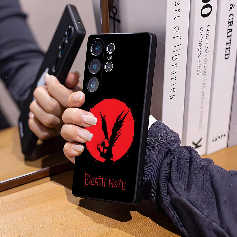 Death Note Phone Case For Samsung S26 Ultra S25 Edge Ultra S23 S22 S21 S20 Ultra Plus S24 Fe Glass Cover